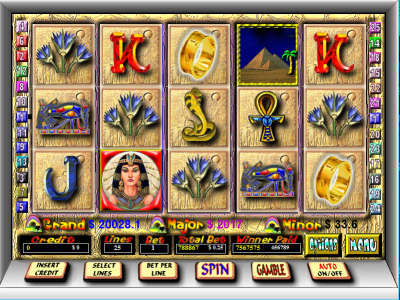Relax with the No Download Queen of the Nile 2 Slots